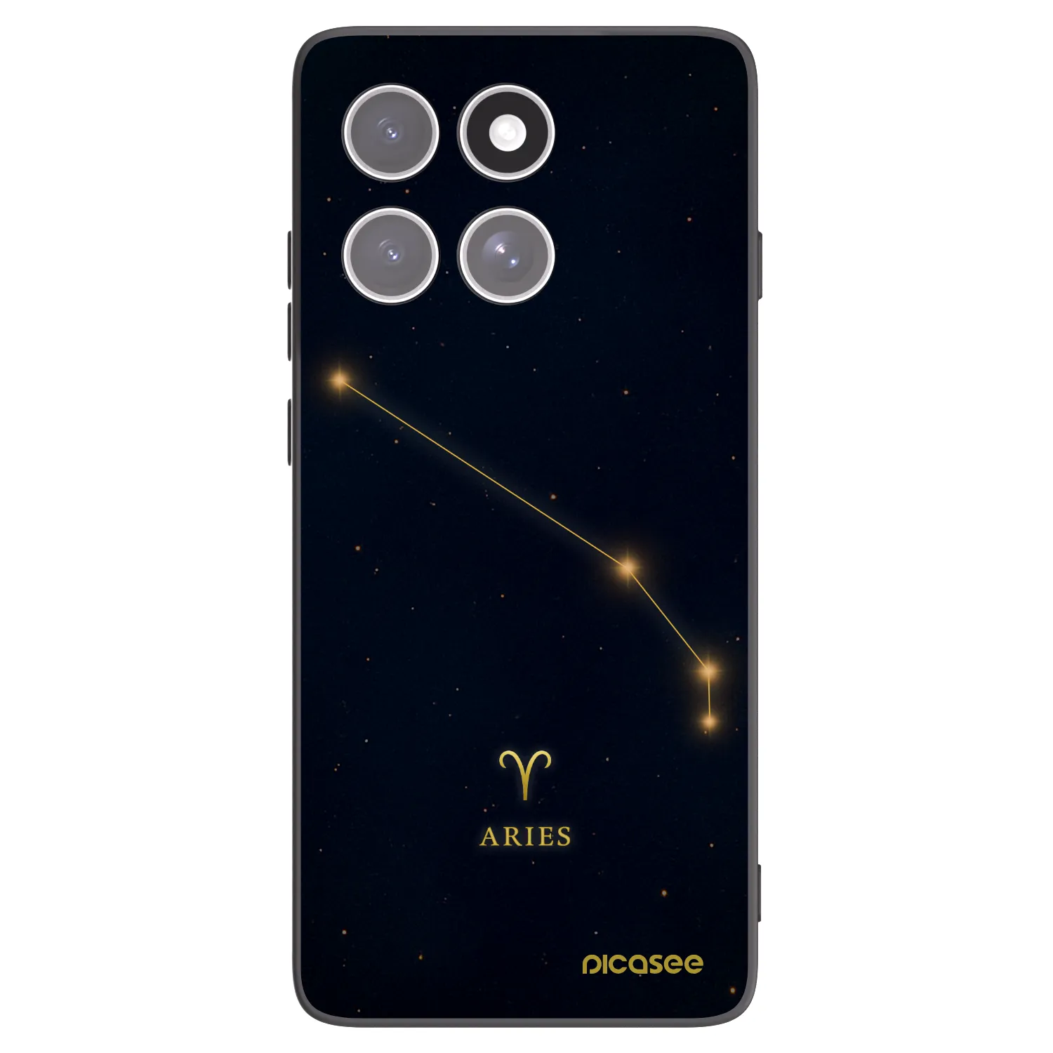 Picasee crna silikonska maskica za Motorola Edge 60 Fusion - ARIES