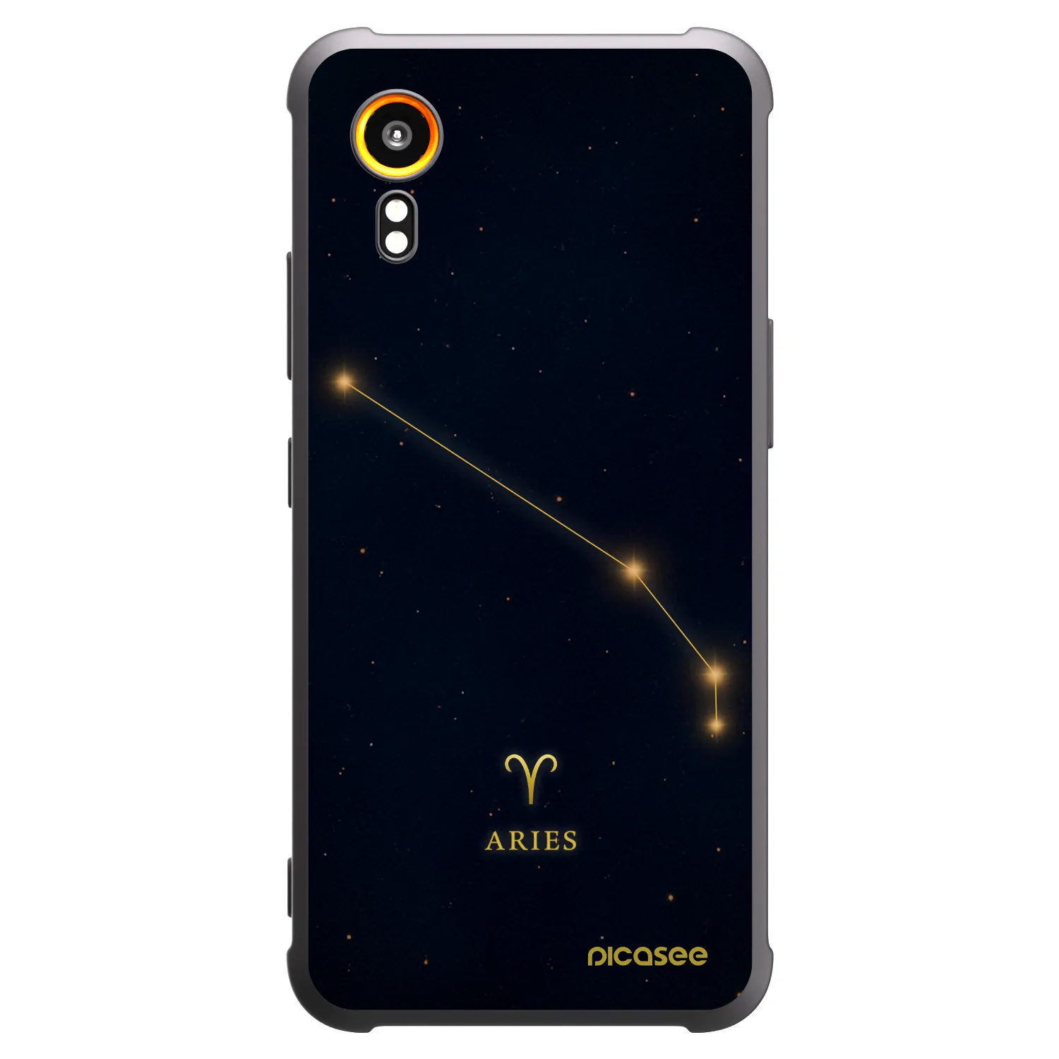 Picasee crna silikonska maskica za Samsung Galaxy Xcover 7 - ARIES