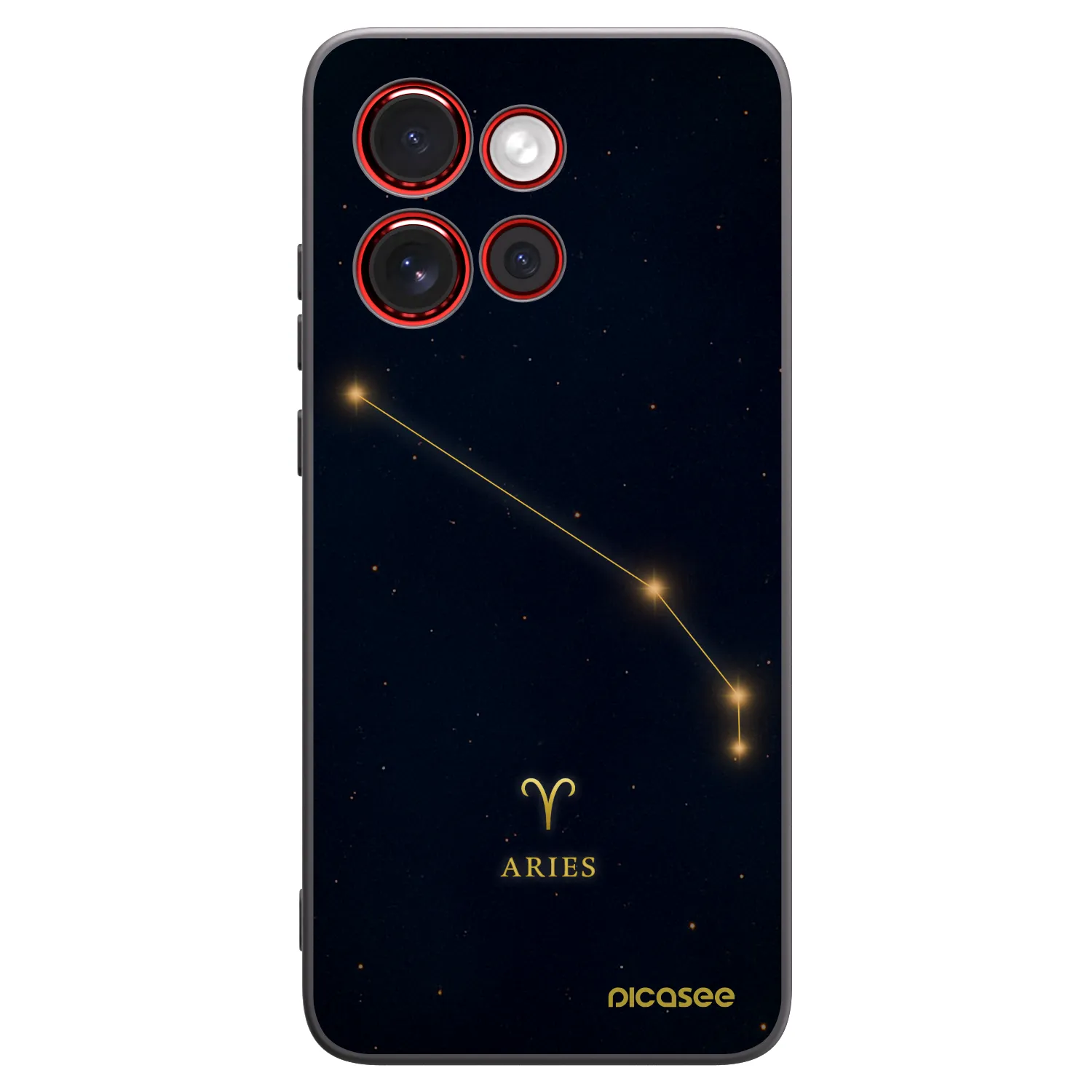 Picasee crna silikonska maskica za Motorola Edge 60 Neo 5G - ARIES
