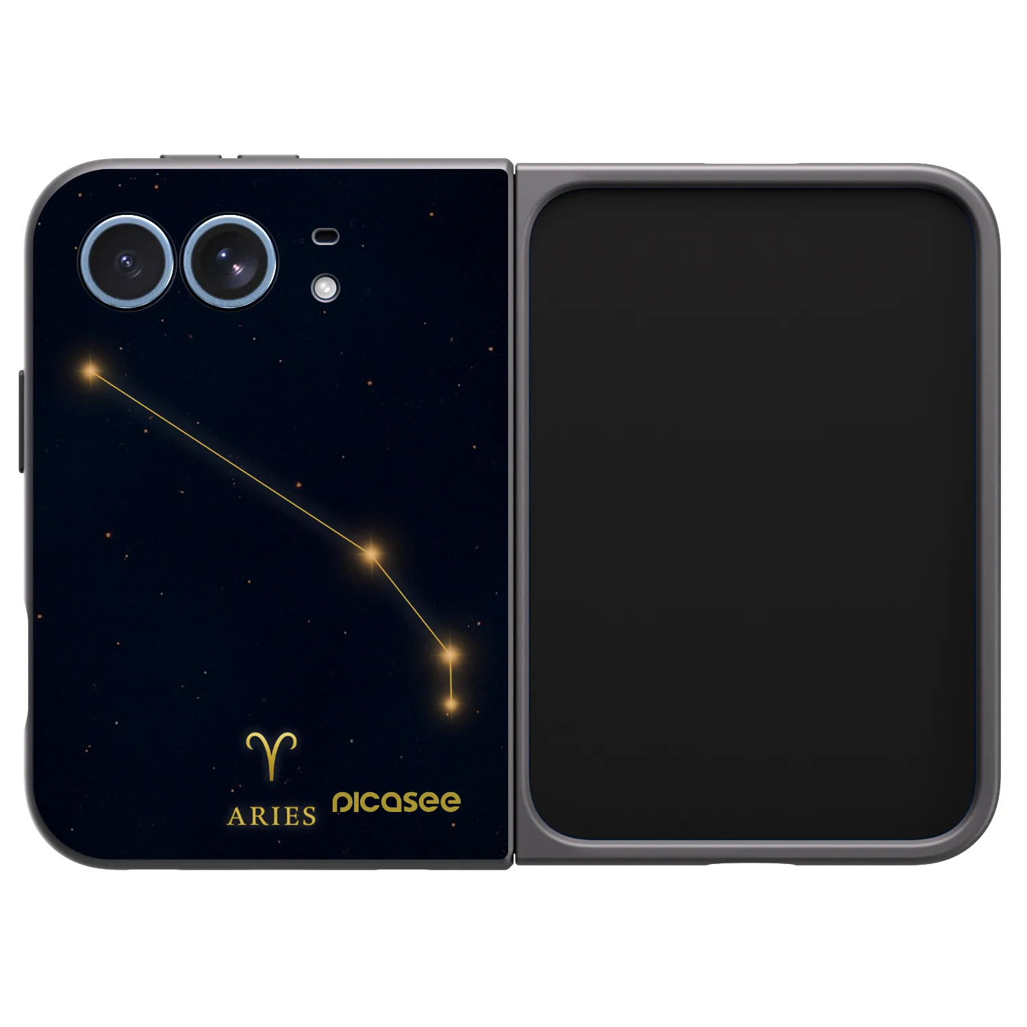 Picasee crna silikonska maskica za Apple iPhone Ultra - ARIES