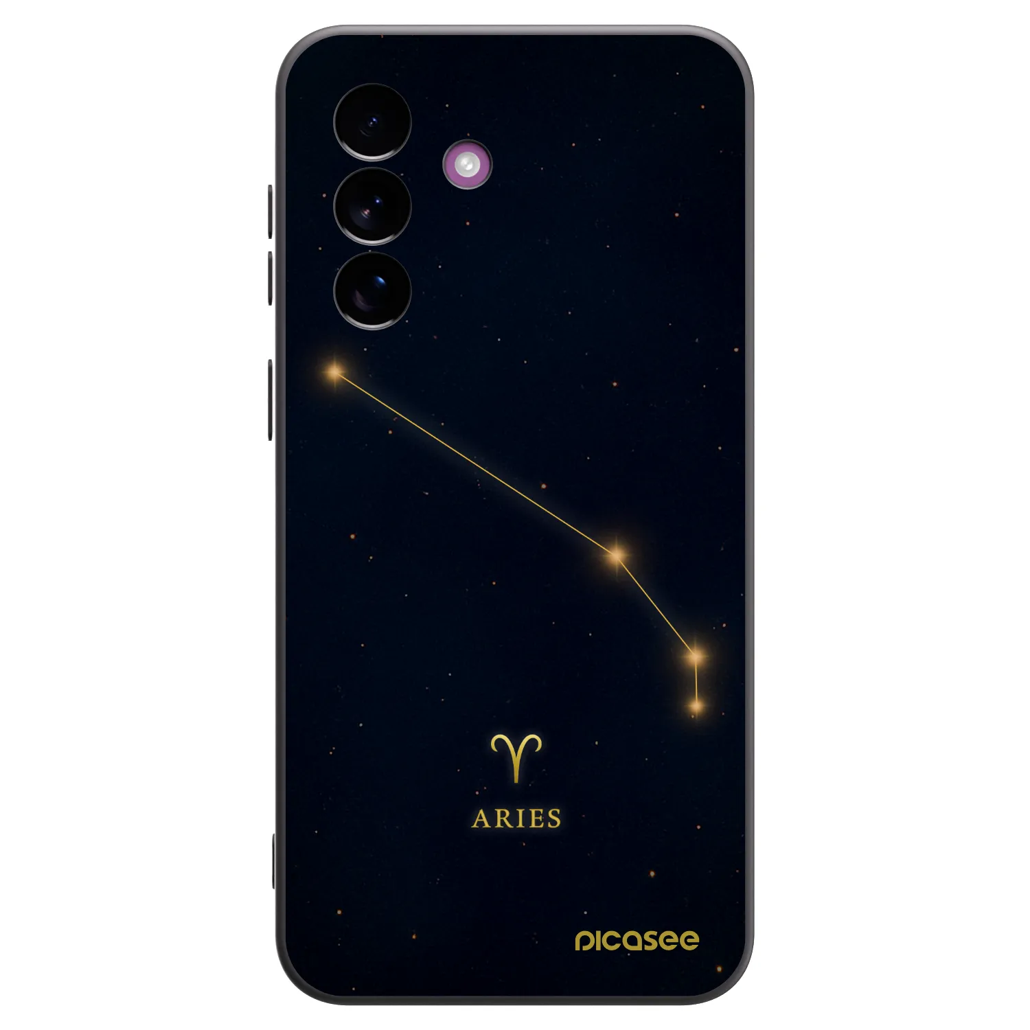 Picasee crna silikonska maskica za Samsung Galaxy A37 - ARIES