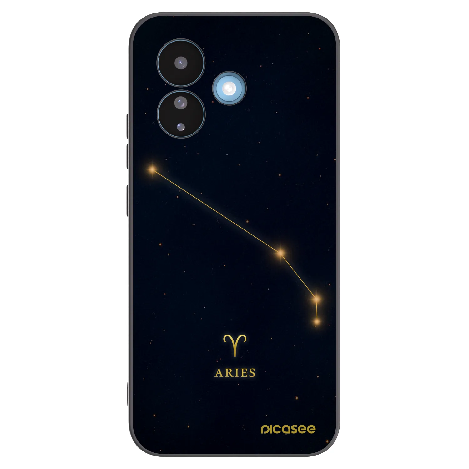 Picasee crna silikonska maskica za Xiaomi Redmi Note 17 Pro 5G - ARIES