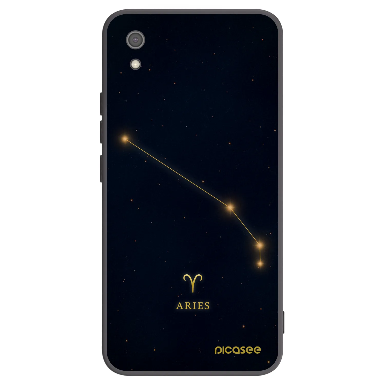 Picasee crna silikonska maskica za Xiaomi Redmi 7A - ARIES