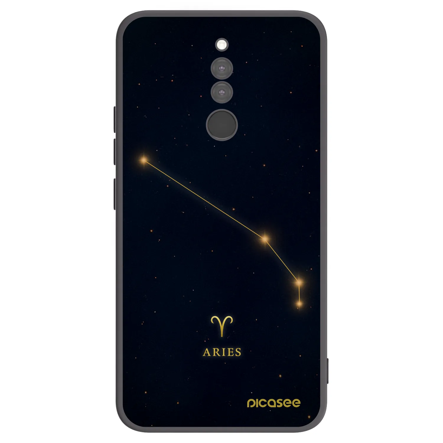 Picasee crna silikonska maskica za Xiaomi Redmi 8 - ARIES