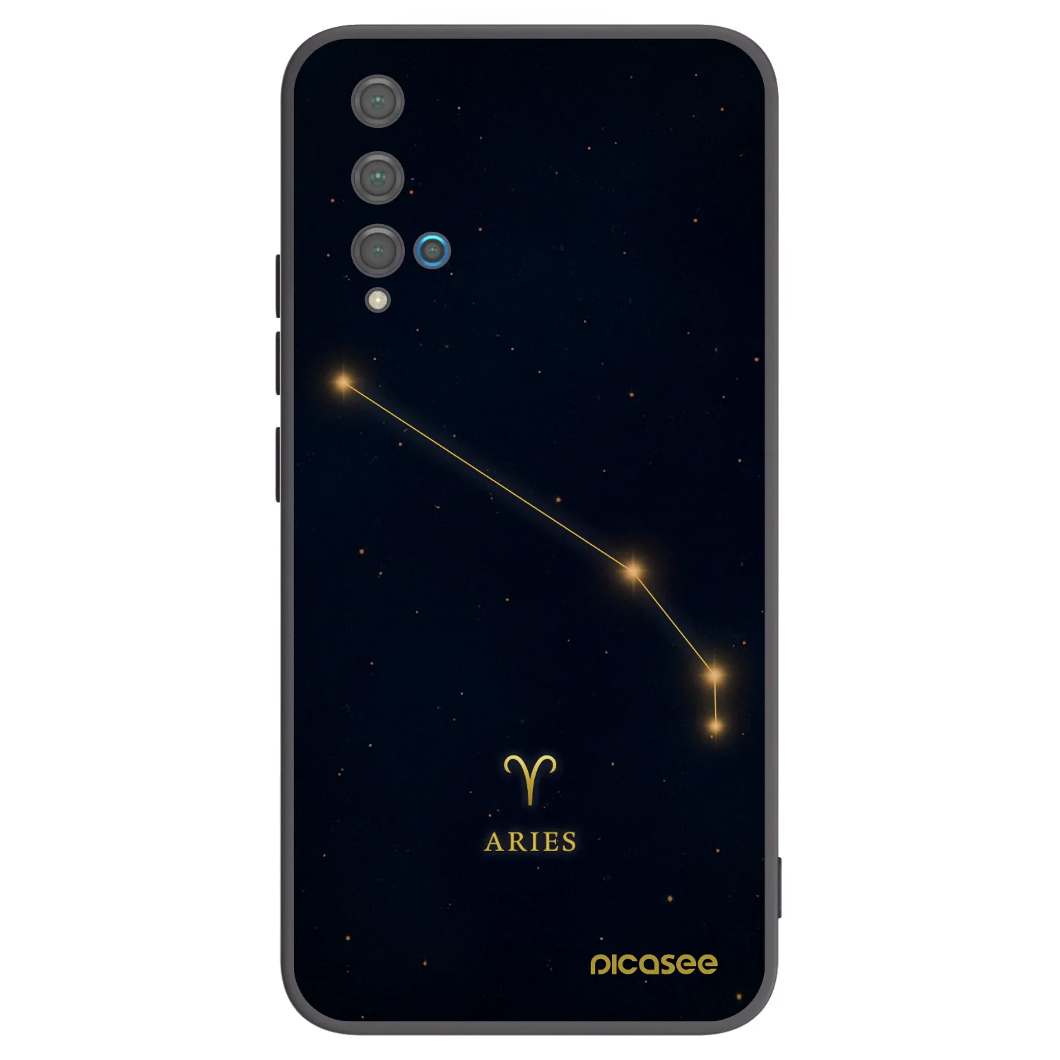 Picasee crna silikonska maskica za Huawei Nova 5T - ARIES
