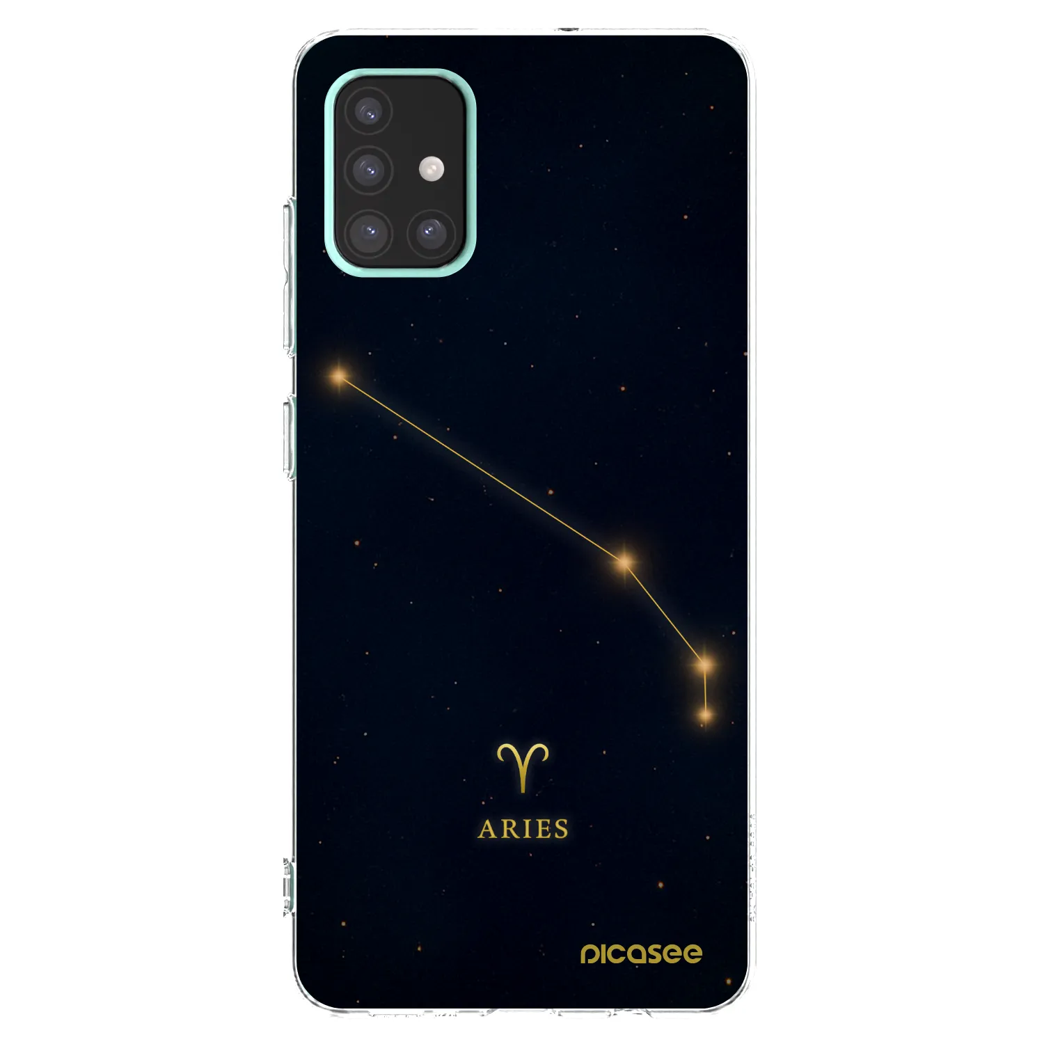 Picasee silikonska prozirna maskica za Samsung Galaxy A51 A515F - ARIES