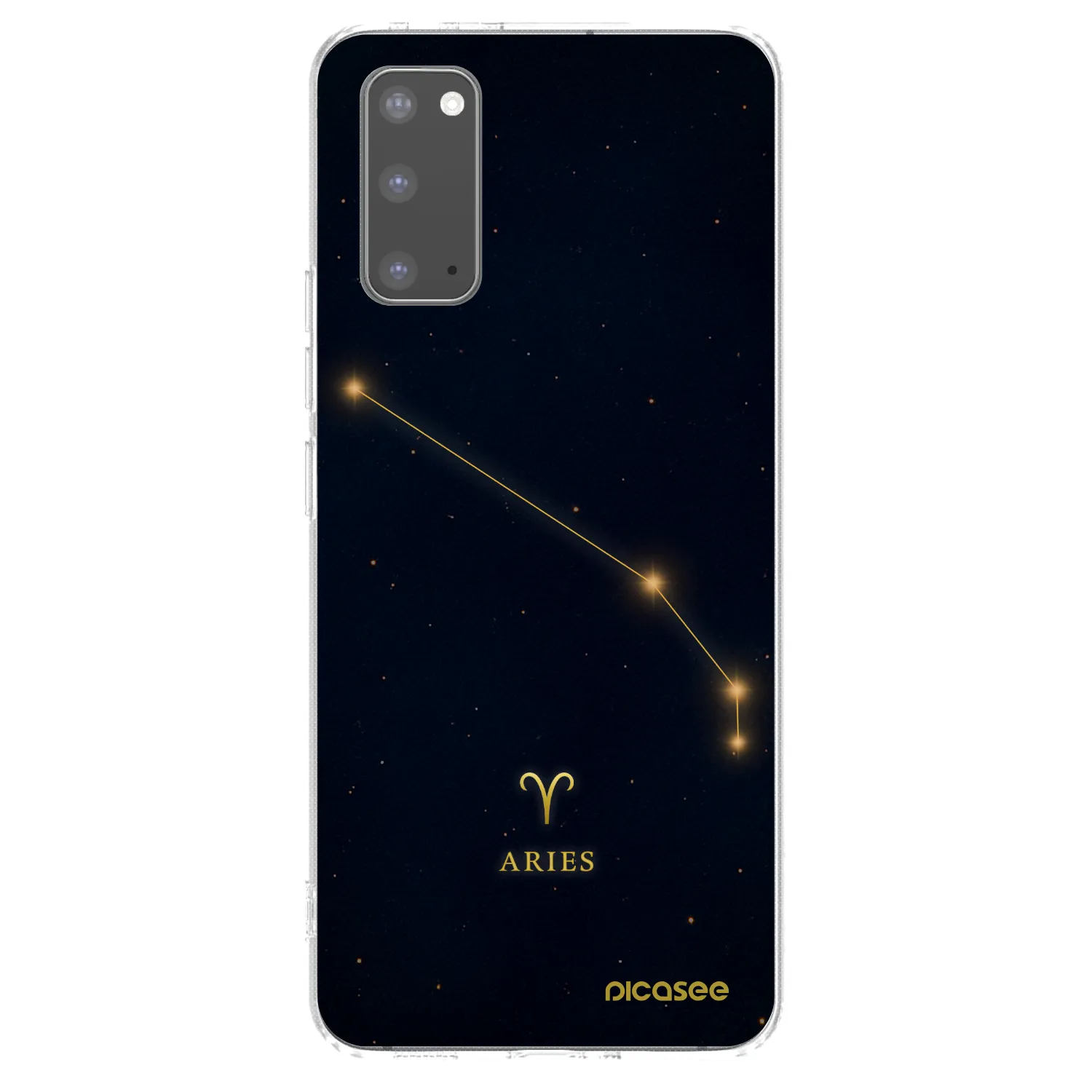 Picasee silikonska prozirna maskica za Samsung Galaxy S20 G980F - ARIES