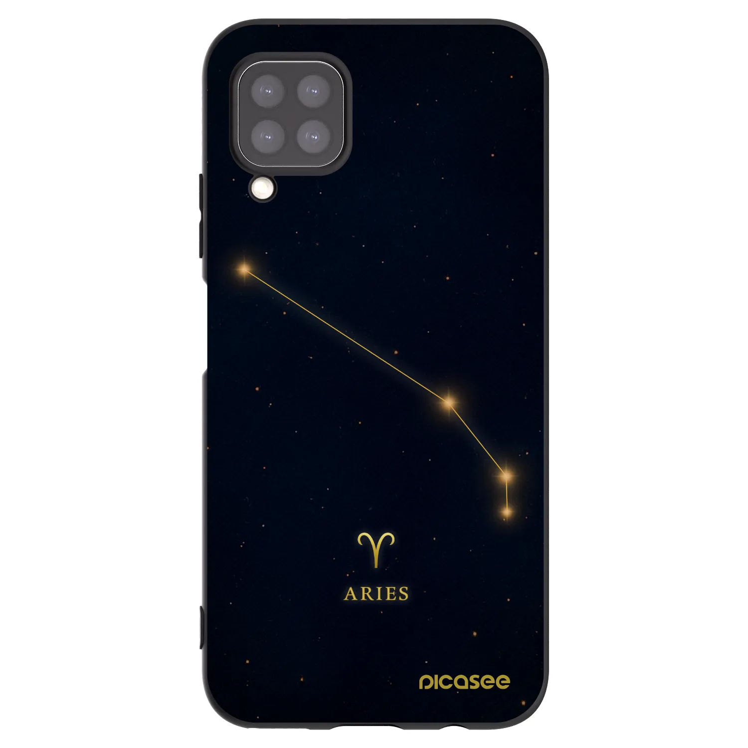 Picasee crna silikonska maskica za Huawei P40 Lite - ARIES
