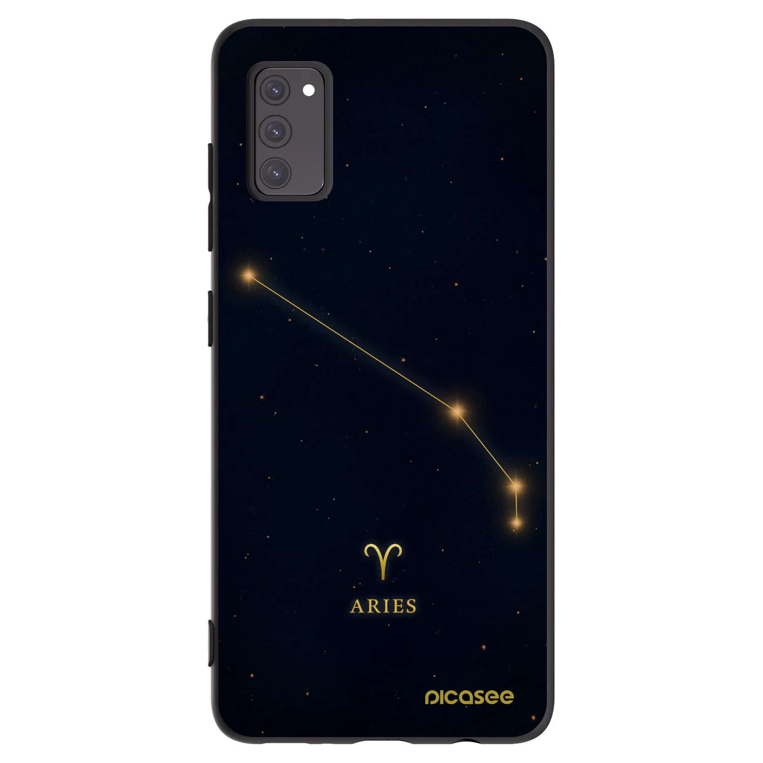 Picasee crna silikonska maskica za Samsung Galaxy A41 A415F - ARIES