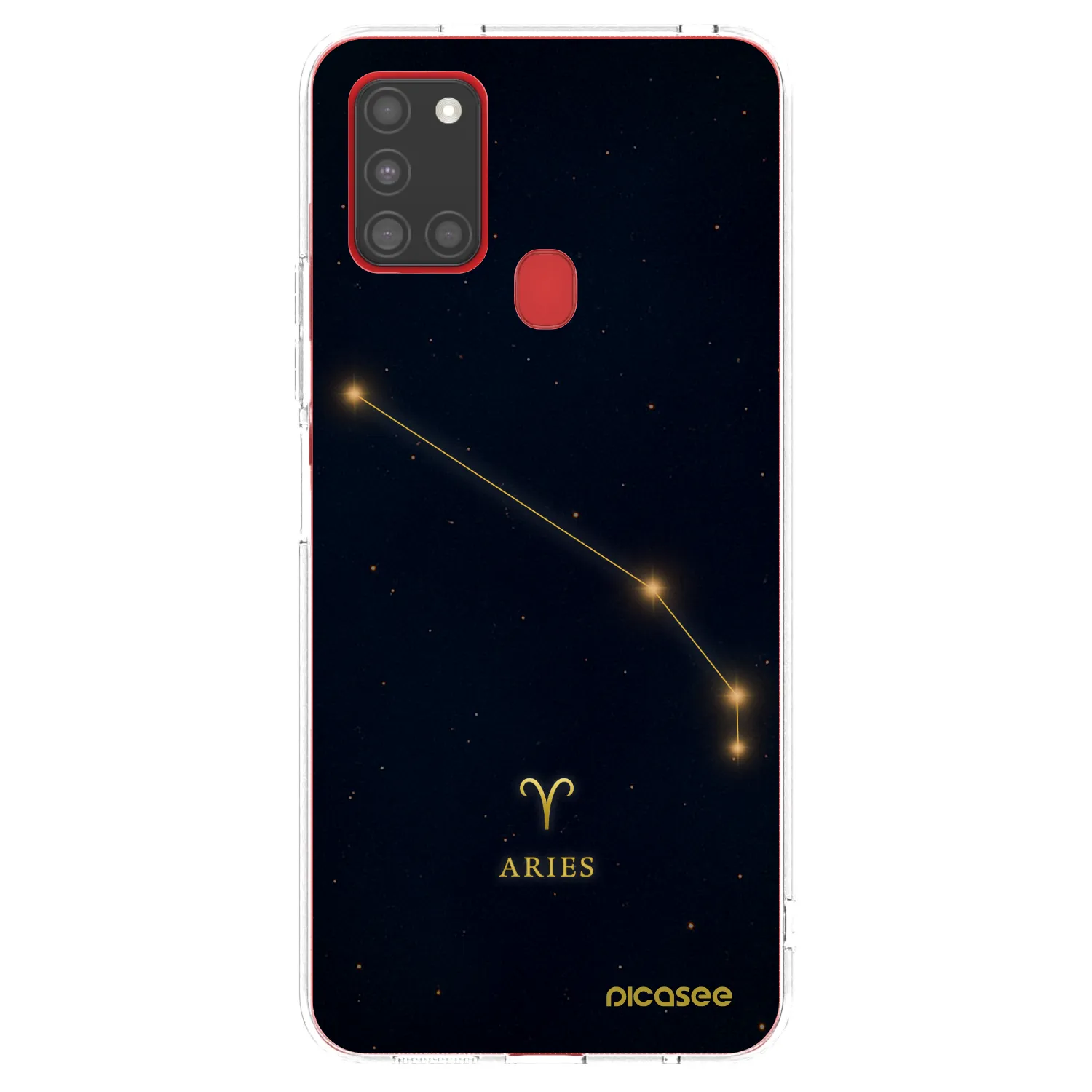 Picasee silikonska prozirna maskica za Samsung Galaxy A21s - ARIES