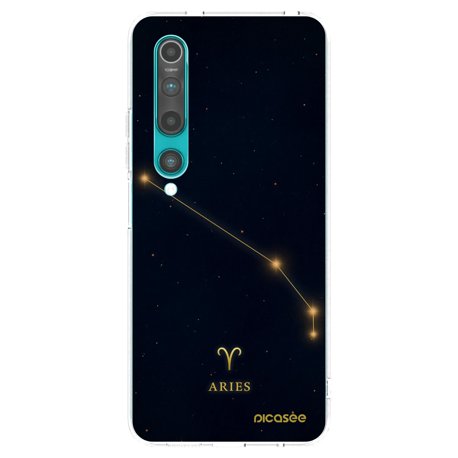 Picasee silikonska prozirna maskica za Xiaomi Mi 10 - ARIES