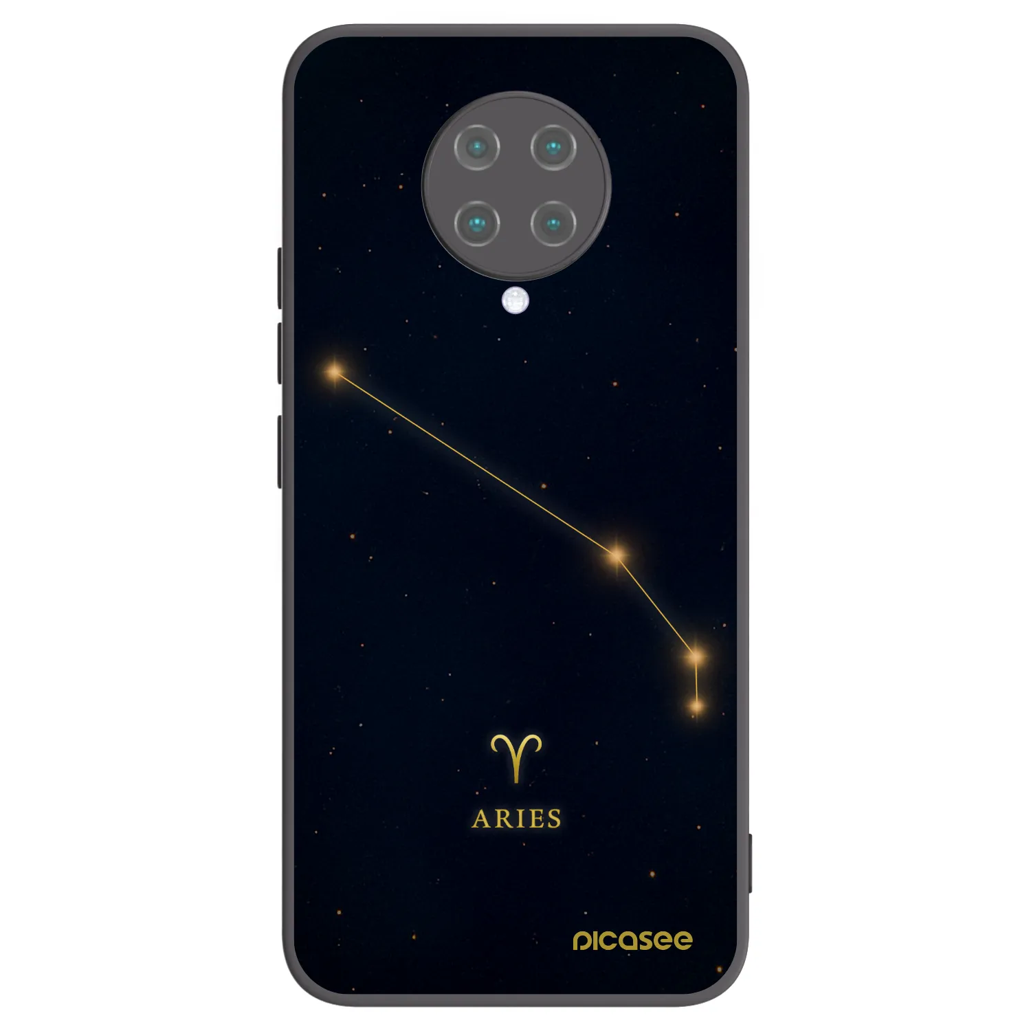 Picasee crna silikonska maskica za Xiaomi Poco F2 Pro - ARIES