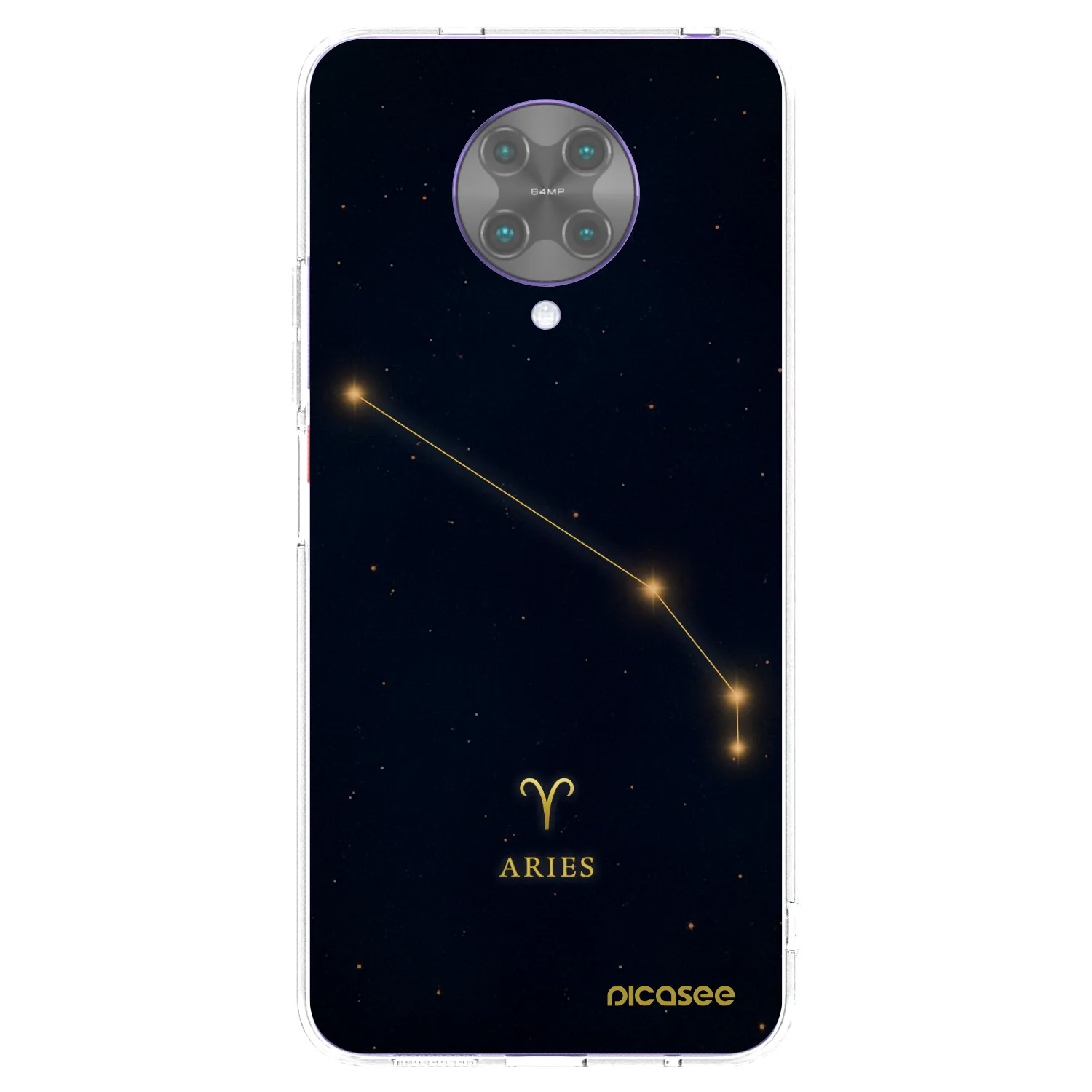 Picasee silikonska prozirna maskica za Xiaomi Poco F2 Pro - ARIES