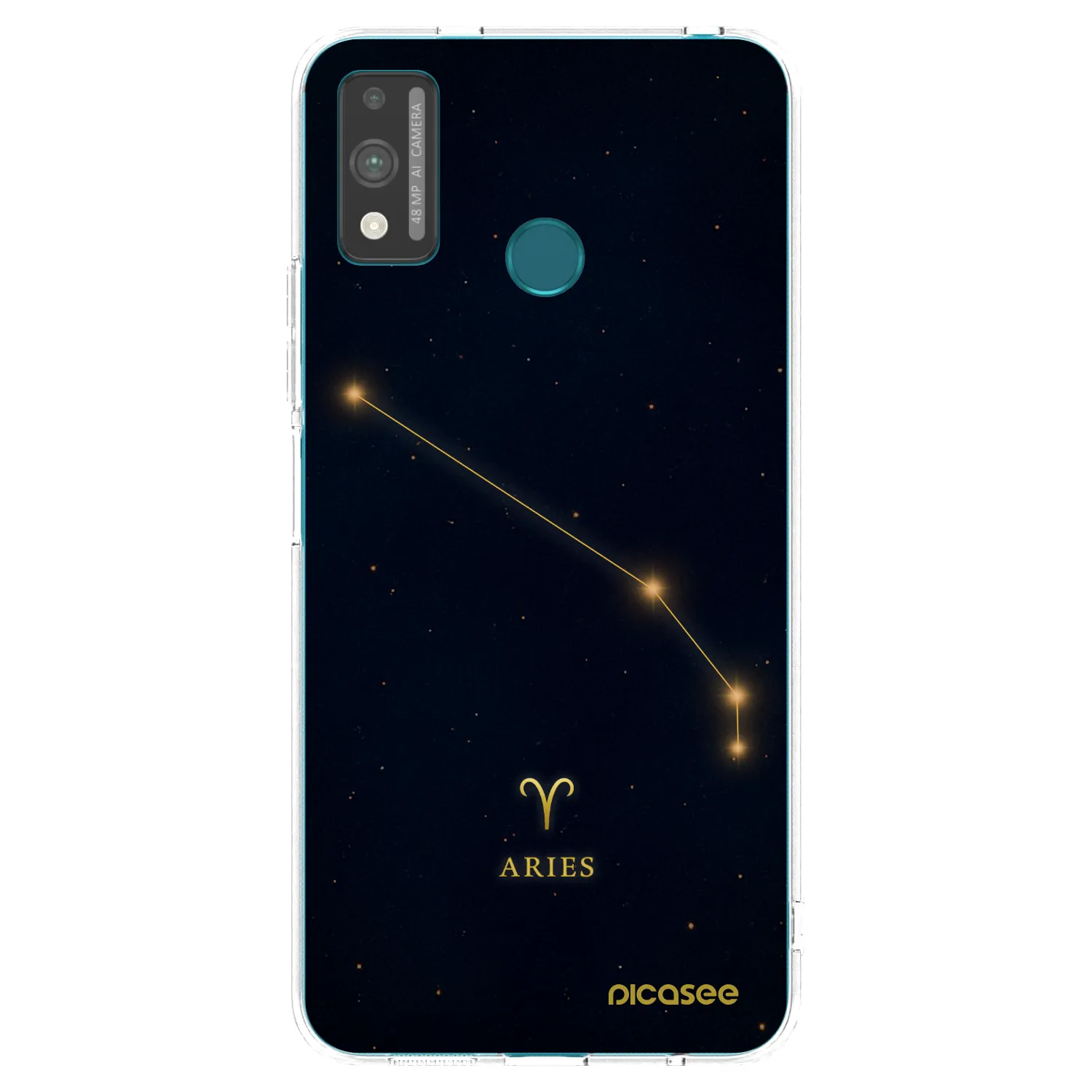 Picasee silikonska prozirna maskica za Honor 9X Lite - ARIES