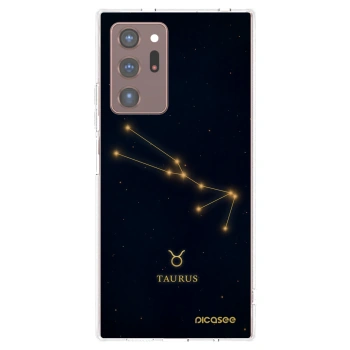 Picasee silikonska prozirna maskica za Samsung Galaxy Note 20 Ultra - TAURUS
