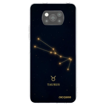 Picasee crna silikonska maskica za Xiaomi Poco X3 - TAURUS