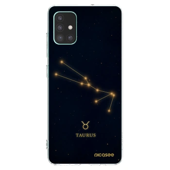 Picasee silikonska prozirna maskica za Samsung Galaxy M51 M515F - TAURUS