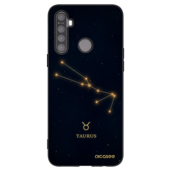 Picasee crna silikonska maskica za Realme 5 - TAURUS