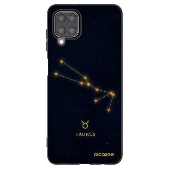 Picasee crna silikonska maskica za Samsung Galaxy A12 A125F - TAURUS