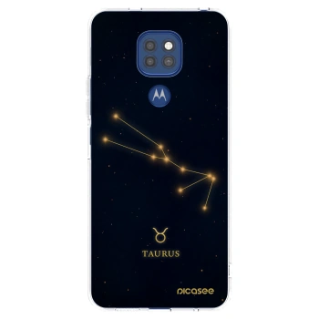 Picasee silikonska prozirna maskica za Motorola Moto G9 Play - TAURUS