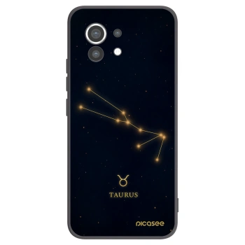 Picasee crna silikonska maskica za Xiaomi Mi 11 - TAURUS