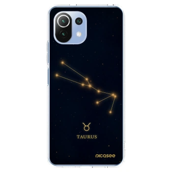Picasee silikonska prozirna maskica za Xiaomi Mi 11 Lite - TAURUS