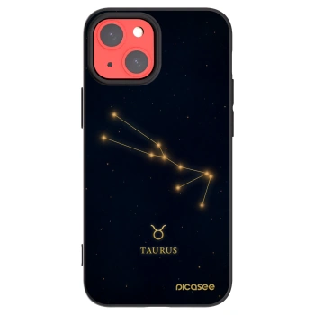 Picasee crna silikonska maskica za Apple iPhone 13 mini - TAURUS