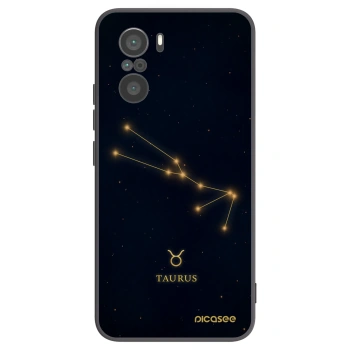 Picasee crna silikonska maskica za Xiaomi Poco F3 - TAURUS