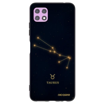 Picasee crna silikonska maskica za Samsung Galaxy A22 A226B 5G - TAURUS