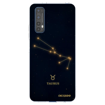 Picasee silikonska prozirna maskica za Realme 7 - TAURUS