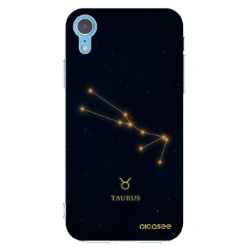 Picasee silikonska prozirna maskica za Apple iPhone XR - TAURUS
