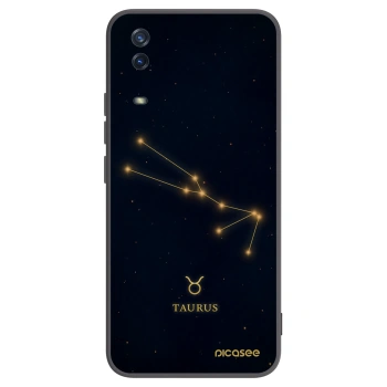 Picasee crna silikonska maskica za Vivo Y11s - TAURUS