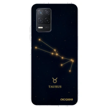Picasee silikonska prozirna maskica za Realme 8 5G - TAURUS