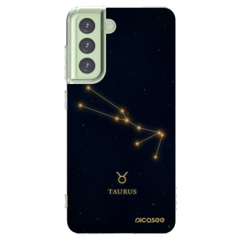 Picasee silikonska prozirna maskica za Samsung Galaxy S21 FE 5G - TAURUS