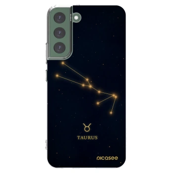 Picasee silikonska prozirna maskica za Samsung Galaxy S22+ 5G - TAURUS