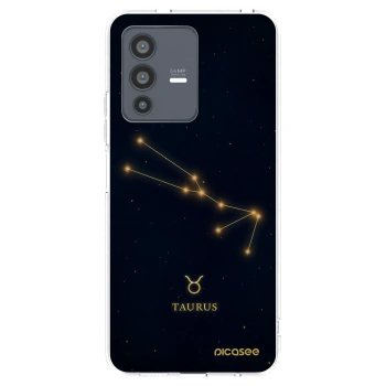 Picasee silikonska prozirna maskica za Vivo V23 5G - TAURUS
