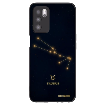 Picasee crna silikonska maskica za OPPO A16s - TAURUS