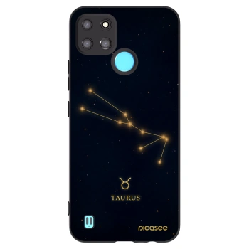 Picasee crna silikonska maskica za Realme C21Y - TAURUS