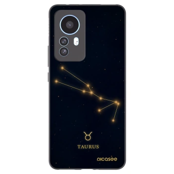 Picasee crna silikonska maskica za Xiaomi 12T - TAURUS