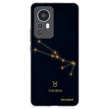 Picasee crna silikonska maskica za Xiaomi 12T Pro - TAURUS