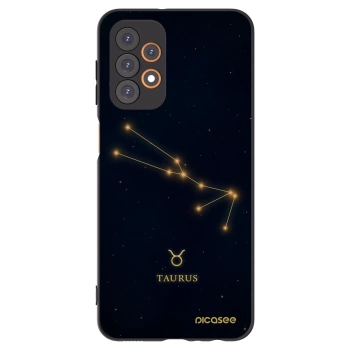 Picasee crna silikonska maskica za Samsung Galaxy A23 A236B 5G - TAURUS