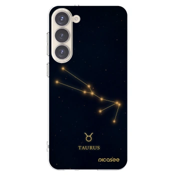 Picasee silikonska prozirna maskica za Samsung Galaxy S23+ 5G - TAURUS