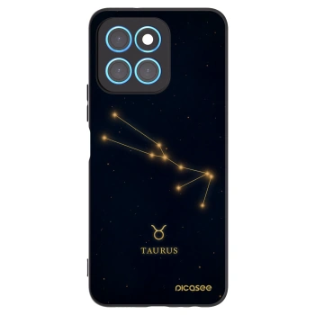 Picasee crna silikonska maskica za Honor X8 5G - TAURUS