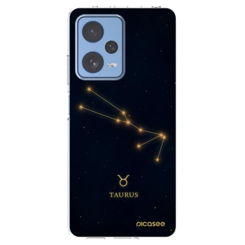 Picasee silikonska prozirna maskica za Xiaomi Redmi Note 12 Pro 5G - TAURUS