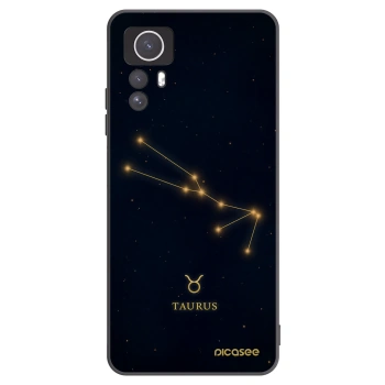 Picasee crna silikonska maskica za Xiaomi Redmi Note 12S - TAURUS