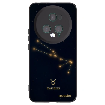Picasee crna silikonska maskica za Honor Magic5 Pro - TAURUS