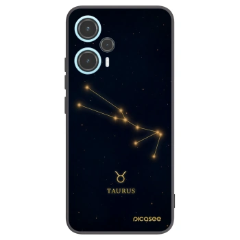 Picasee crna silikonska maskica za Xiaomi Poco F5 - TAURUS