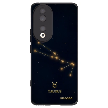 Picasee crna silikonska maskica za Honor 90 5G - TAURUS