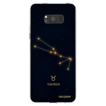Picasee silikonska prozirna maskica za Samsung Galaxy S8 G950F - TAURUS