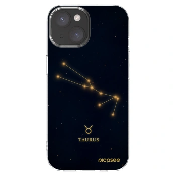 Picasee silikonska prozirna maskica za Apple iPhone 15 - TAURUS